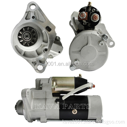 Starter Motor for JCB with Isuzu 6HK1 Engine - 71440163 71440494 M008T60971